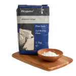 heygates fine lady self raising flour 1.5kg on a chopping board