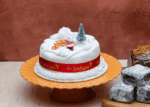 6" Iced Christmas Cake