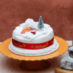 6" Iced Christmas Cake