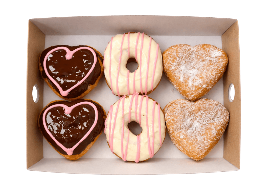 Valentines Gift Doughnuts Valentine's Doughnut Box - Image 1